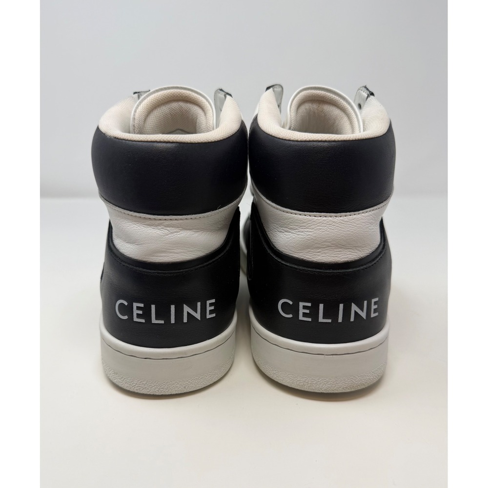 Celine CT-01 Z Trainer High Top White/Black Size 11 US 44 EU - Picture 5 of 8